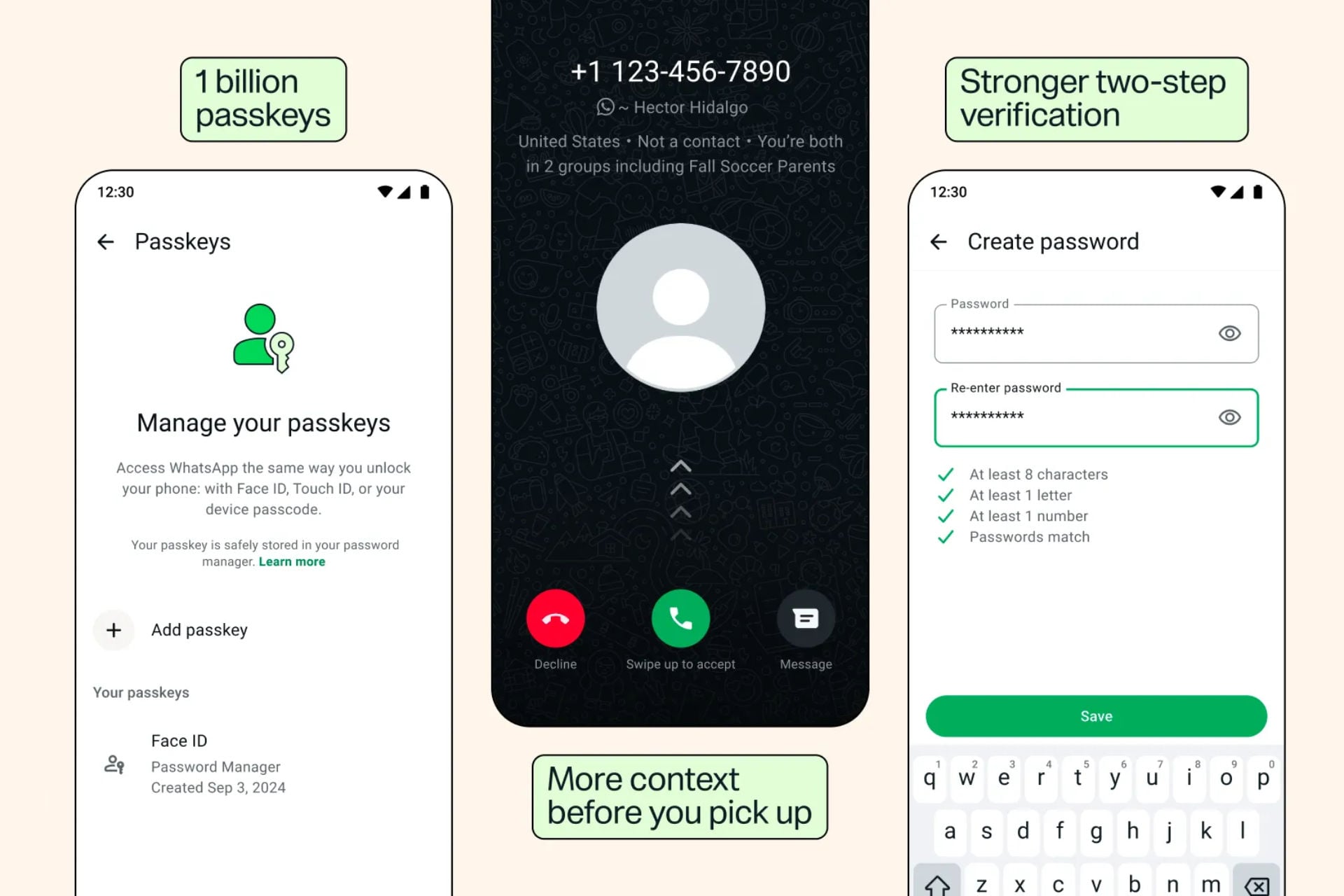 WhatsApp adds support for multiple passkeys, strengthens 2FA