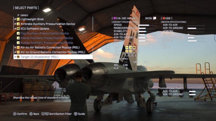 Ace Combat 8 screenshot customisation