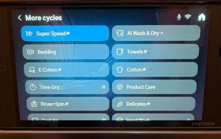 Washing cycles