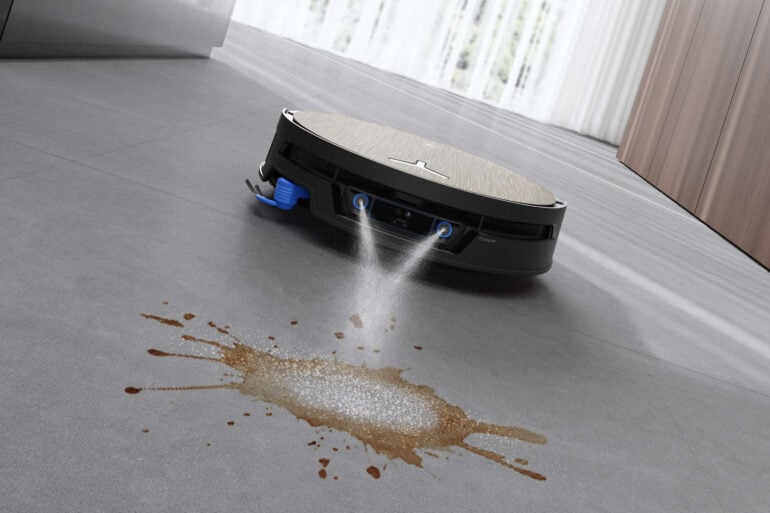 Ecovacs’ new flagship robot vac rolls and sprays to clean floors