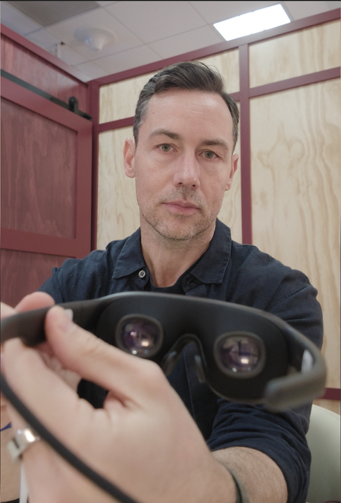 Inside VR glasses