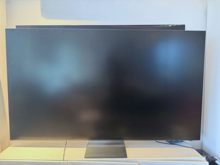 Samsung Micro RGB R95H screen off front angle