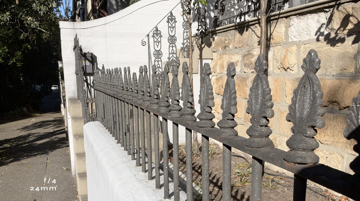 Test shot of gate, clear