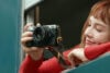 Woman holding Nikon Z5IIC camera