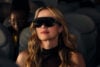 Woman wearing Meta VR glasses