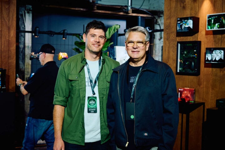 Carl Ledbetter and Chris Kujawski at Xbox Fanfest Sydney