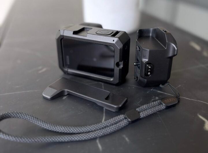 GoPro Point-and-Shoot Grip in separate pieces