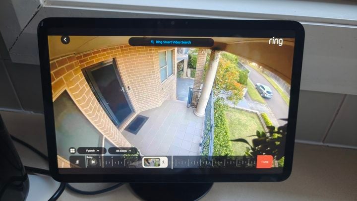 Amazon Echo with ring view  