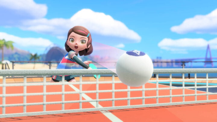 Nintendo Switch Sports Resort table tennis