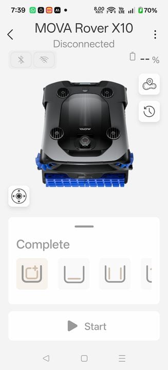 Mova Rova X10 app