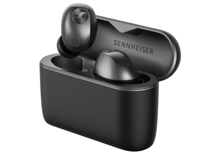 Sennheiser Momentum True Wireless 5 black earbuds in case